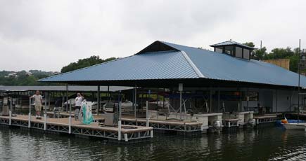 Briarcliff Marina's Ship Store is accessible by boat or from the road